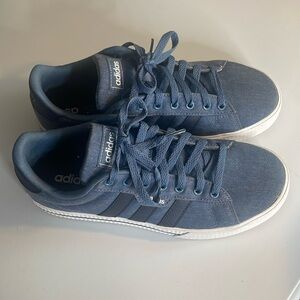 Adidas Men’s  Daily 3.0 Sneakers Denim Blue Size 8